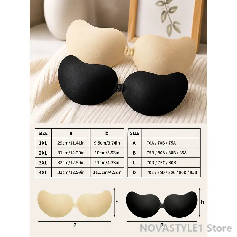 2 คู่ บราไร้สายแบบมองไม่เห็น ร - Strapless Bra Adhesive บทวิจารณ์และราคา